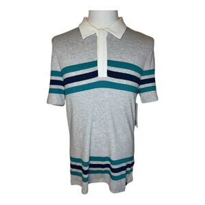 NEW Threads 4 Thought Men's Gray Polo Shirt Size Small Short Sleeve‎ NWT